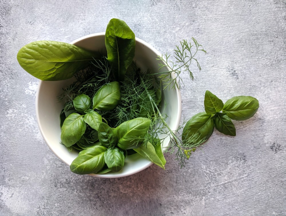 basil leaves